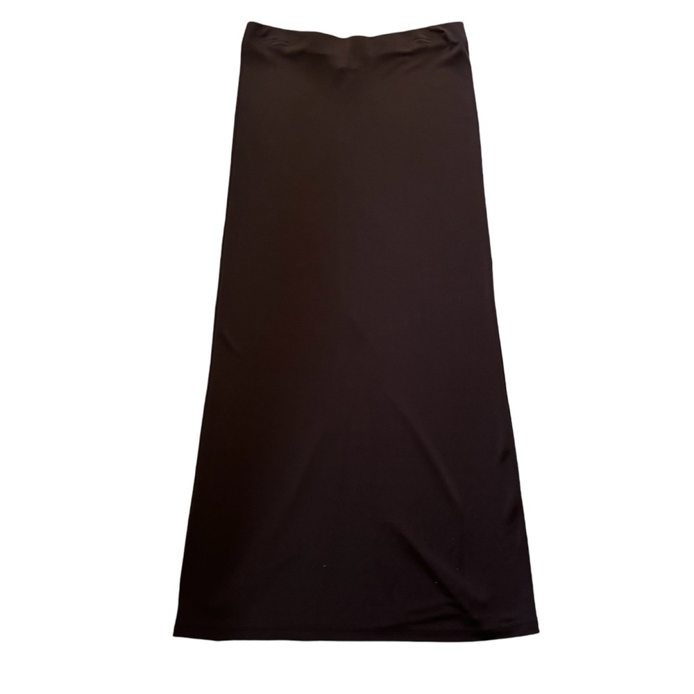 Good Clothes Collections Brown Maxi Skirt with Slit